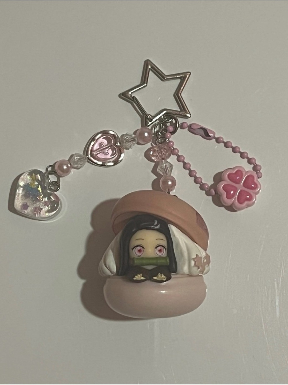 Demon Slayer Nezuko Kamado Macaroon Handmade Keychain